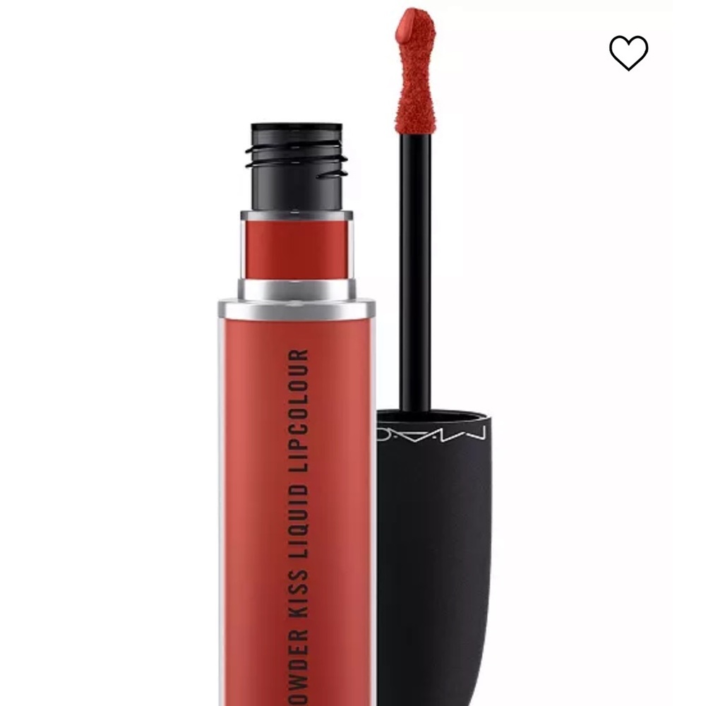 NWT MAC Powder Kiss Liquid Lipcolour Devoted To Chili (burnt red)